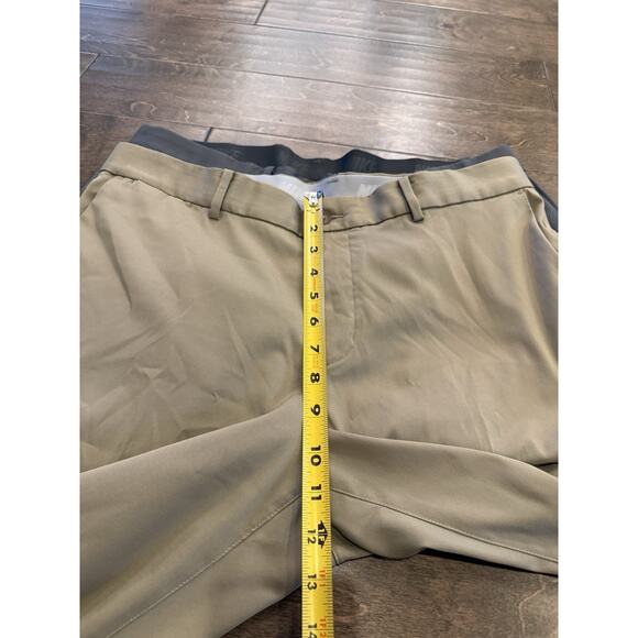 Lot Of 2 Nike Golf Mens Gray Tan Dri-Fit Straight Pants Size 34x34 833194 - Picture 10 of 11